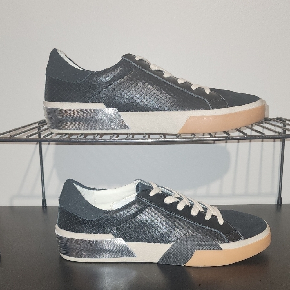Dolce Vita Black and White Sneakers with Modern Design - Picture 2 of 7